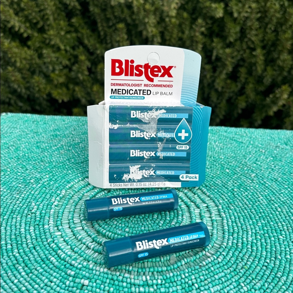 Blistex Medicated Lip Balm 2 Pack-brand new/never used-originally packed.